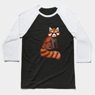 Watercolor Red Panda Baseball T-Shirt